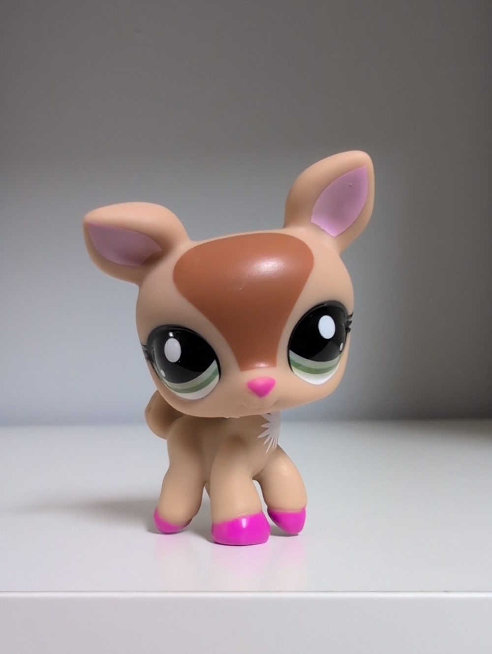 Authentic Littlest Pet Shop LPS Deer Fawn G7 #127 Collectible Figure